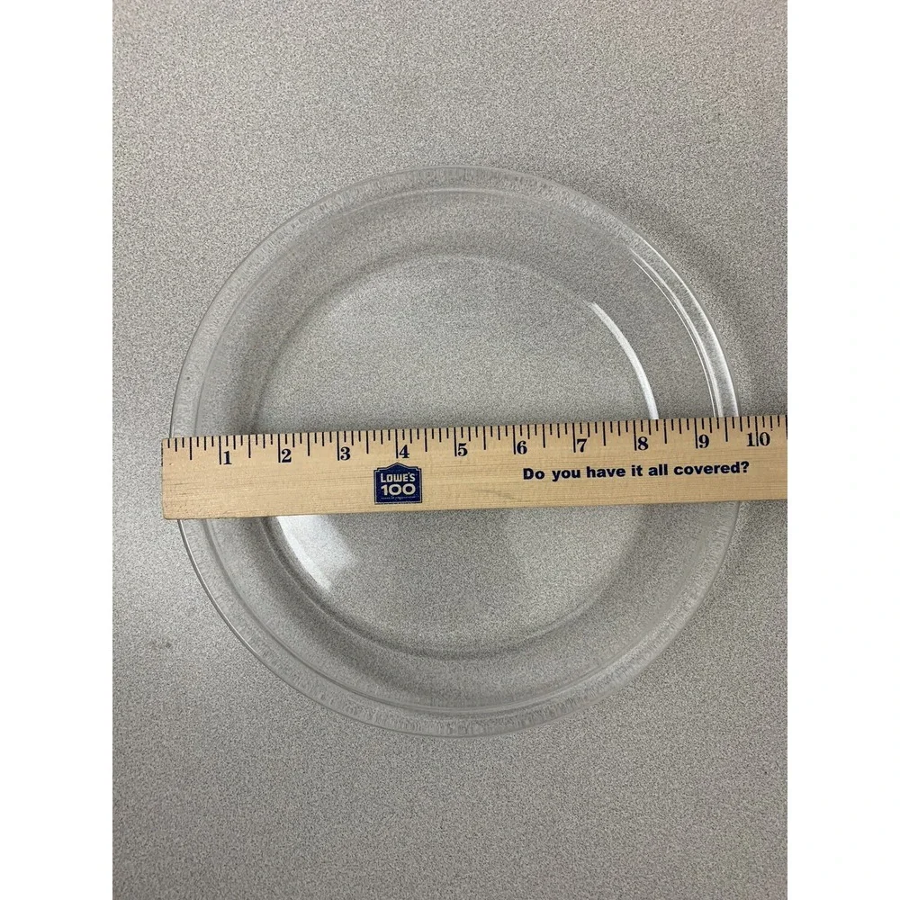 PYREX #209 Pie Dish 9‎ Inch Baking Plate Clear Glass CC-21 Made In USA Ovenware